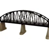 Trains*MTH 40-1105 O Gauge 32" Black Steel Arch Bridge - Model Train Junction: Quality Parts and Art Supplies