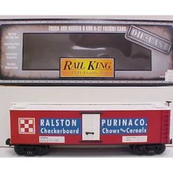 Trains*MTH 30-8625 O Gauge Ralston Purina Die-Cast Reefer Car #5684 LN/Box - Model Train Junction: Quality Parts and Art Supplies