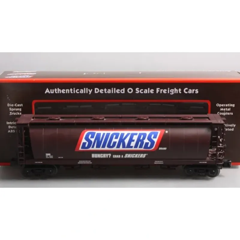 Trains*MTH 30-75299 O Gauge Snickers 4-Bay Cylindrical Hopper Car - Model Train Junction: Quality Parts and Art Supplies
