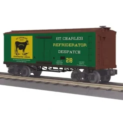 Trains*MTH 30-78113 O Gauge St. Charles Refrigerator Despatch 19th Century Reefer #218 - Model Train Junction: Quality Parts and Art Supplies