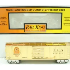 Trains*MTH 30-74163 O Gauge TCA 50th Anniversary 18k Gold Box Car LN/Box - Model Train Junction: Quality Parts and Art Supplies