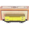 Trains*MTH 11-70045 O Gauge Tinplate #2814 Yellow & Brown Boxcar w/Nickel - Model Train Junction: Quality Parts and Art Supplies