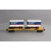 Trains*MTH 20-98166 O Gauge UEPS Flatcar with 2 20' U.S. Mail Trailers #470785 EX - Model Train Junction: Quality Parts and Art Supplies