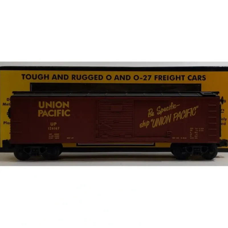 Trains*MTH 30-7412 O Gauge Union Pacific Boxcar #126167 - Model Train Junction: Quality Parts and Art Supplies