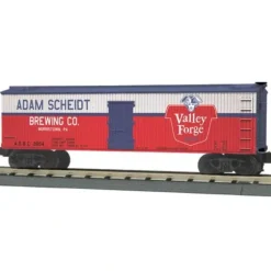 Trains*MTH 30-78127 O Gauge Valley Forge Beer Reefer Car - Model Train Junction: Quality Parts and Art Supplies
