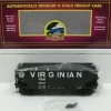Trains*MTH 20-97234 O Gauge Virginian 2-Bay Fish Belly Hopper #28222 w/Coal Load - Model Train Junction: Quality Parts and Art Supplies