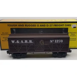 Trains*MTH 30-7114 O Gauge W & A.R.R. 19th Century Stock Car #1270 NIB - Model Train Junction: Quality Parts and Art Supplies