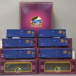 Trains*MTH 20-90418 O Golden West Services 50 High Cube Box Car Set (Set of 6) - Model Train Junction: Quality Parts and Art Supplies