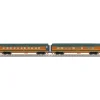 Trains*MTH 30-67455 O Great Northern 60 Streamlined Sleeper/Diner Set (Set of 2) - Model Train Junction: Quality Parts and Art Supplies