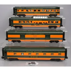 Trains*MTH 30-67530 O Great Northern 60' Streamlined Passenger Car Set (Set of 4) - Model Train Junction: Quality Parts and Art Supplies