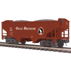 Trains*MTH 20-97712 O Great Northern Premier 2-Bay Offset Hopper Car #73303 - Model Train Junction: Quality Parts and Art Supplies