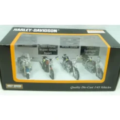 Trains*MTH 30-11077 O Harley Davidson Motorcycle Set (Set of 4) - Model Train Junction: Quality Parts and Art Supplies
