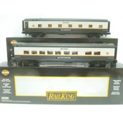 Trains*MTH 30-67475 O Harley-Davidson 60' Streamlined Sleeper/Diner Set (Set of 2) - Model Train Junction: Quality Parts and Art Supplies