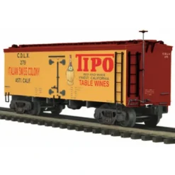 Trains*MTH 20-94334 O Italian Swiss Colony 36 Woodsided Reefer Car #282 - Model Train Junction: Quality Parts and Art Supplies