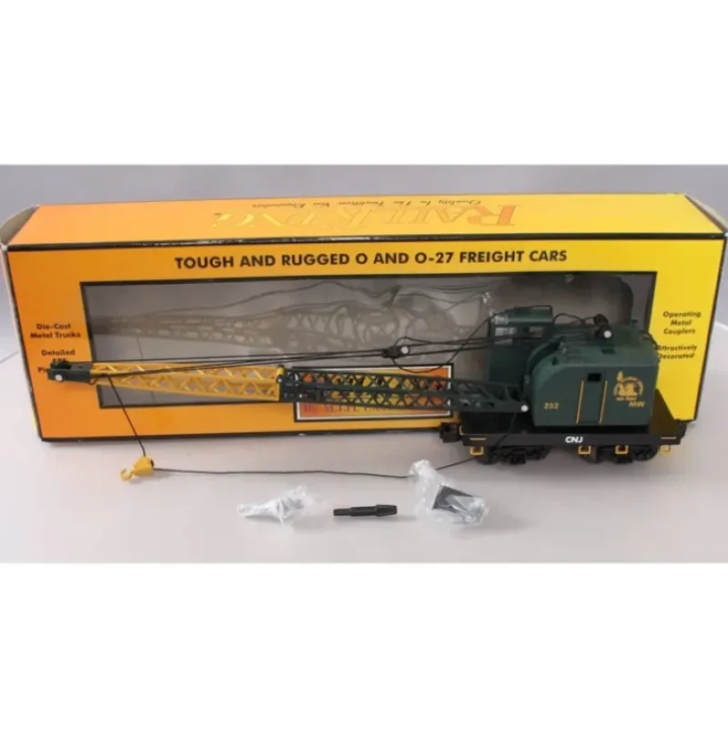 Trains*MTH 30-79285 O Jersey Central American Crane Car - Model Train Junction: Quality Parts and Art Supplies