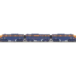 Trains*MTH 20-20043-1 O Jersey Central F-3 ABA Diesel Engine Set w/PS2 #4501/4503/4502 - Model Train Junction: Quality Parts and Art Supplies