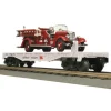 Trains*MTH 30-76314 O Lehigh Valley Flat Car with 32 Buffalo Type 50 Fire Truck - Model Train Junction: Quality Parts and Art Supplies