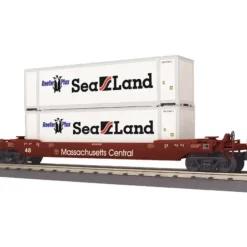 Trains*MTH 30-76370 O Mass Central Husky Stack Car #5267 - Model Train Junction: Quality Parts and Art Supplies