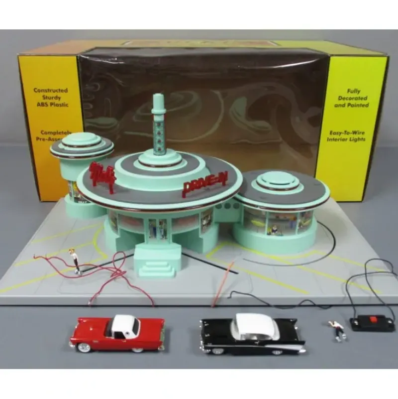 Trains*MTH 30-9105 O Mel's Operating Drive-In Restaurant - Model Train Junction: Quality Parts and Art Supplies