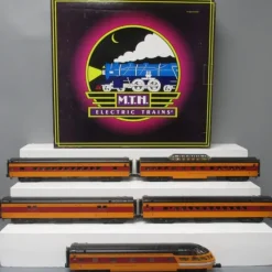 Trains*MTH 20-65112 O MILW 70' Streamlined Smooth Sided Passenger Car Set (Set of 5) - Model Train Junction: Quality Parts and Art Supplies
