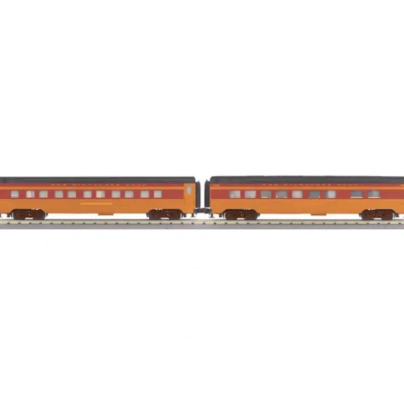 Trains*MTH 30-67403 O Milwaukee Road 60 Streamlined 2-Car Sleeper/Diner Passenger Set - Model Train Junction: Quality Parts and Art Supplies