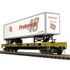 Trains*MTH 20-98694 O Milwaukee Road Flat Car w/ 48' Trailer #913788 - Model Train Junction: Quality Parts and Art Supplies