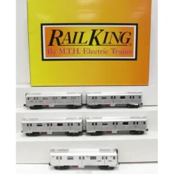 Trains*MTH 30-2797-1 O MTA R142A Series Subway Set w/Proto-Sound 2.0 (Set of 5) - Model Train Junction: Quality Parts and Art Supplies