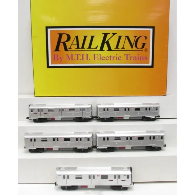 Trains*MTH 30-2797-1 O MTA R142A Series Subway Set w/Proto-Sound 2.0 (Set of 5) - Model Train Junction: Quality Parts and Art Supplies