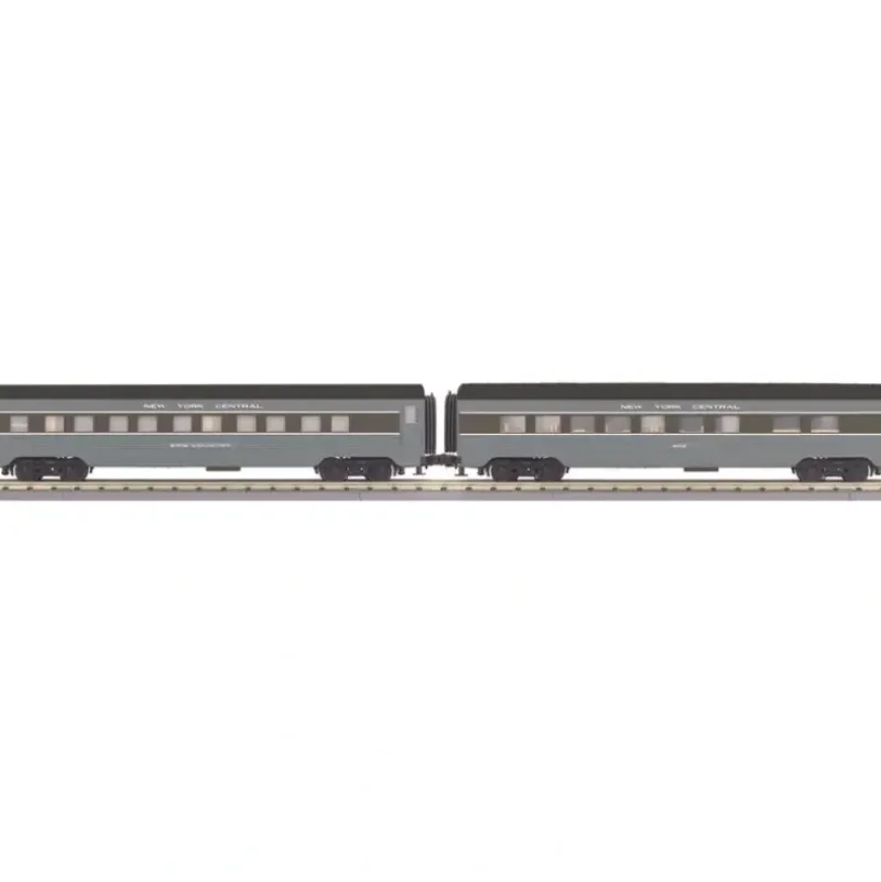 Trains*MTH 30-67074 O New York Central 2-Car 60' Streamlined ABS Sleeper/Diner Set LN/Box - Model Train Junction: Quality Parts and Art Supplies