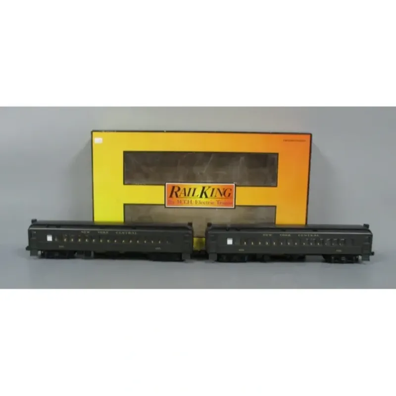 Trains*MTH 30-2846-3 O New York Central MU Passenger Add-On Non-Powered Set (Set of 2) - Model Train Junction: Quality Parts and Art Supplies