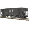 Trains*MTH 20-97641 O Norfolk & Western 70-ton 3-Bay Hopper Car #765010 - Model Train Junction: Quality Parts and Art Supplies