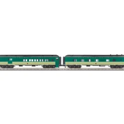Trains*MTH 30-69143 O Northern Pacific 60' Madison Combine/Diner Car Set (Set of 2) - Model Train Junction: Quality Parts and Art Supplies
