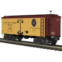 Trains*MTH 20-94357 O Pacific Fruit Express 36' Woodsided Reefer Car #37563 - Model Train Junction: Quality Parts and Art Supplies