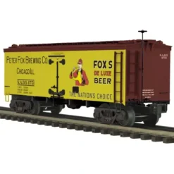 Trains*MTH 20-94356 O Peter Fox Brewing Co. 36' Woodsided Reefer Car #4751 - Model Train Junction: Quality Parts and Art Supplies
