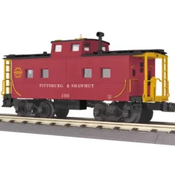 Trains*MTH 30-77161 O Pittsburg & Shawmut Steel Caboose #190 - Model Train Junction: Quality Parts and Art Supplies