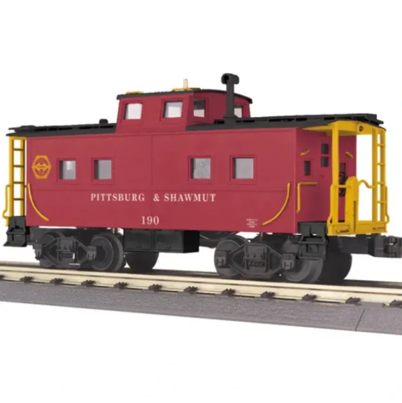 Trains*MTH 30-77161 O Pittsburg & Shawmut Steel Caboose #190 - Model Train Junction: Quality Parts and Art Supplies