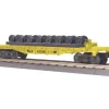 Trains*MTH 30-76364 O Pittsburgh & Lake Erie RailKing Flat Car with Wheel Set #42348 - Model Train Junction: Quality Parts and Art Supplies