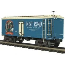 Trains*MTH 20-94344 O Post Road Ale 36 Woodsided Reefer Car #1999 - Model Train Junction: Quality Parts and Art Supplies