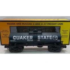 Trains*MTH 30-73380 O Quaker State Tank Car #1802 EX/Box - Model Train Junction: Quality Parts and Art Supplies