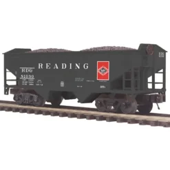 Trains*MTH 20-97662 O Reading 2-Bay Offset Hopper Car #81090 - Model Train Junction: Quality Parts and Art Supplies