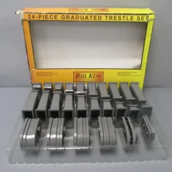 Trains*MTH 40-1033 O RealTrax - 24-Piece Graduated Trestle System Set - Model Train Junction: Quality Parts and Art Supplies