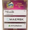 Trains*MTH 20-95038 O Rio Grande/Hyundai/Maersk 40'' Container Set (Set of 3) - Model Train Junction: Quality Parts and Art Supplies