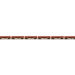 Trains*MTH 20-90507 O Santa Fe 50 Ton Composite Drop Bottom Gondola Car Set (Set of 6) - Model Train Junction: Quality Parts and Art Supplies
