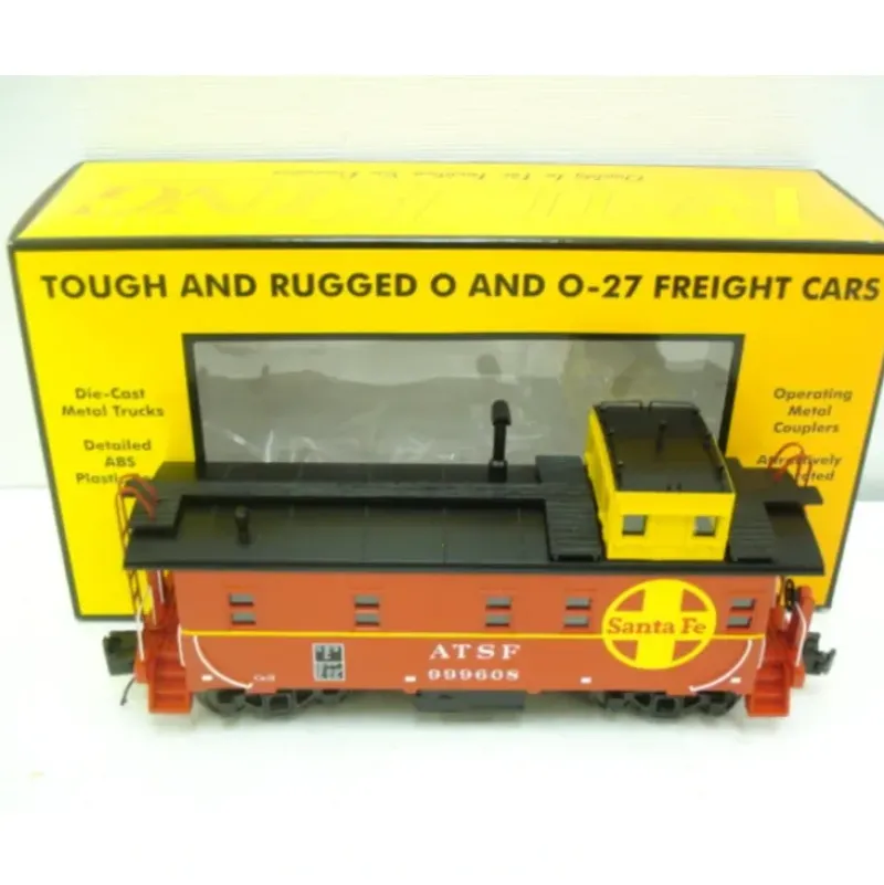 Trains*MTH 30-77163 O Santa Fe RailKing Offset Steel Caboose Car #999608 - Model Train Junction: Quality Parts and Art Supplies