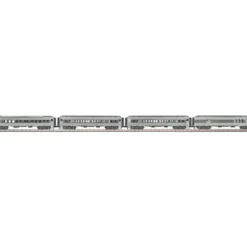 Trains*MTH 30-69133 O Santa Fe RailKing 60' Madison Passenger Car Set (Set of 4) - Model Train Junction: Quality Parts and Art Supplies