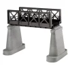 Trains*MTH 40-1106 O Scale Black Girder Bridge & Stone Pillars - Model Train Junction: Quality Parts and Art Supplies
