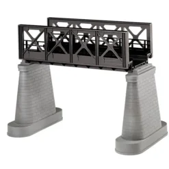 Trains*MTH 40-1106 O Scale Black Girder Bridge & Stone Pillars - Model Train Junction: Quality Parts and Art Supplies