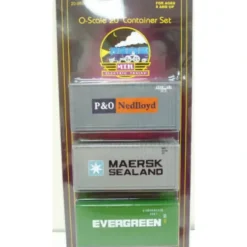 Trains*MTH 20-95063 O Scale Maersk/P&O/Evergreen 20' Container Set - Model Train Junction: Quality Parts and Art Supplies