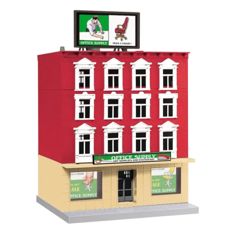 Trains*MTH 30-90378 O Scale Office Supply 4-Story Building - Model Train Junction: Quality Parts and Art Supplies