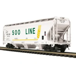 Trains*MTH 20-97716 O SOO Line 3-Bay Centerflow Hopper #74119 - Model Train Junction: Quality Parts and Art Supplies